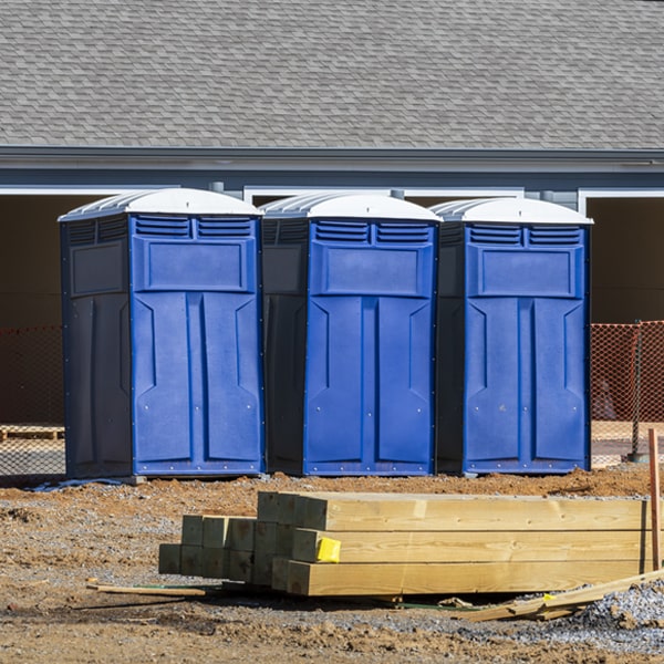 are there any restrictions on where i can place the porta potties during my rental period in Devers TX